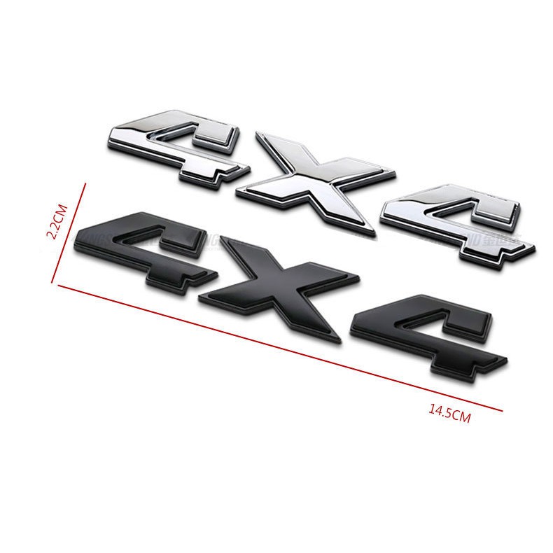 Tem Decal Logo 4x4 Dán Xe ô Tô ( Mẫu 2) MS-109