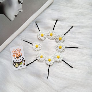 Kẹp tăm tóc Hot trend 2019 bông cúc mini