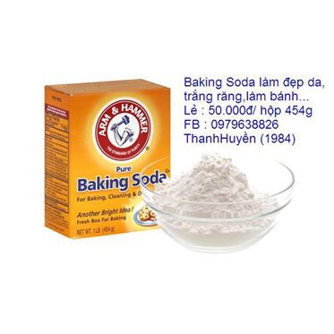 Baking soda hộp 454gr