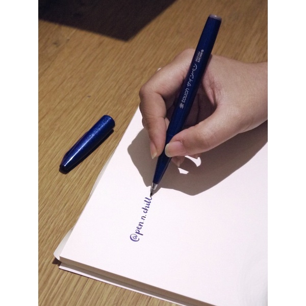 Bút Thư Pháp Pentel Fude Touch Sign Brush 12 Màu Pastelv