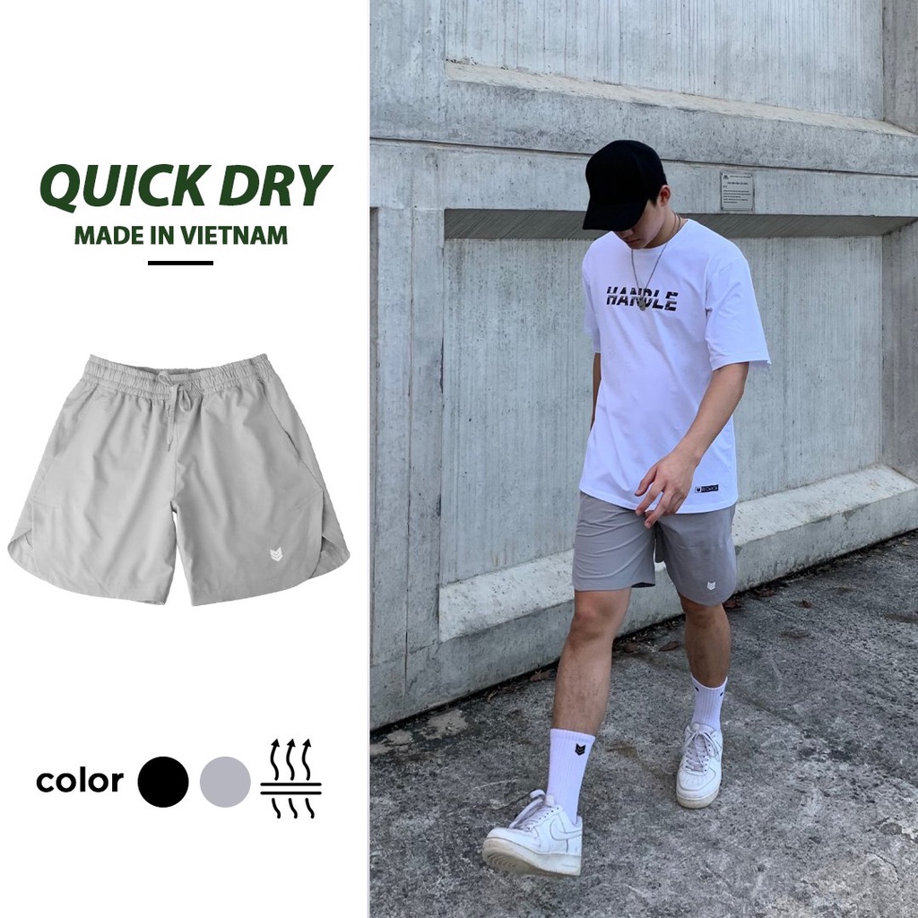 Quần short đùi thể thao Quick Dry QDMulti Unisex Nhanh khô thoáng mát Tập Gym chơi Bóng Rổ Tennis Chạy Bộ - Redikick