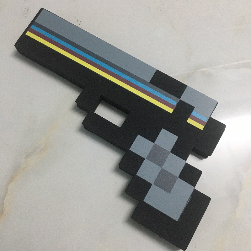 Súng lục đen minecraft