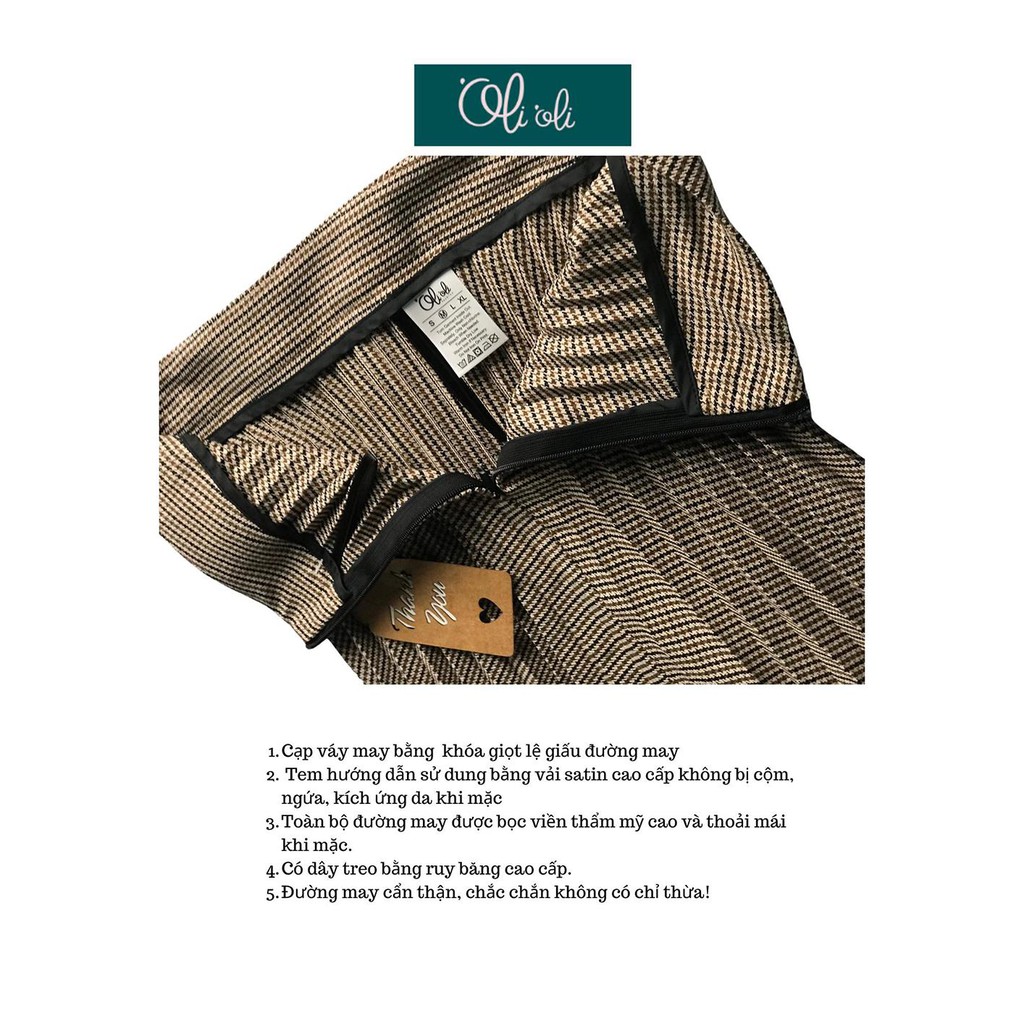 CHÂN VÁY XẾP LY màu xanh ngọc Olioli Fashion | BigBuy360 - bigbuy360.vn