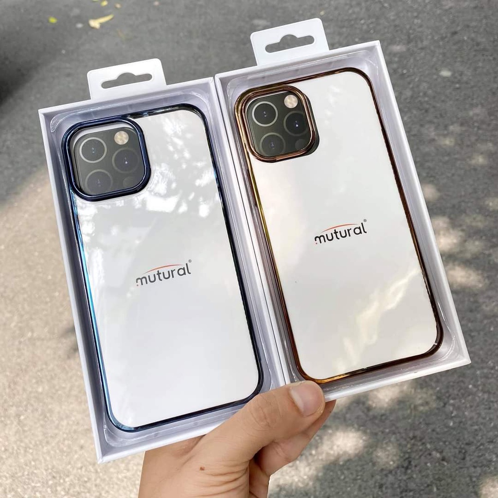 ⚡️PHONE 13⚡️ Ốp lưng Mutural lưng trong cứng viền màu bất tử không ố màu cho iPhone 13/ 13 Pro/ 13 Pro Max chính hãng
