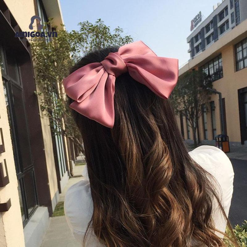 【amigoa.vn】Kẹp Nơ Lớn Cho Nữ