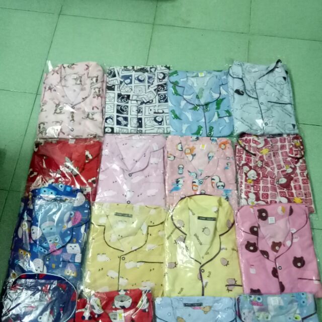 Combo 2bộ pijama dài dài 40-62kg
