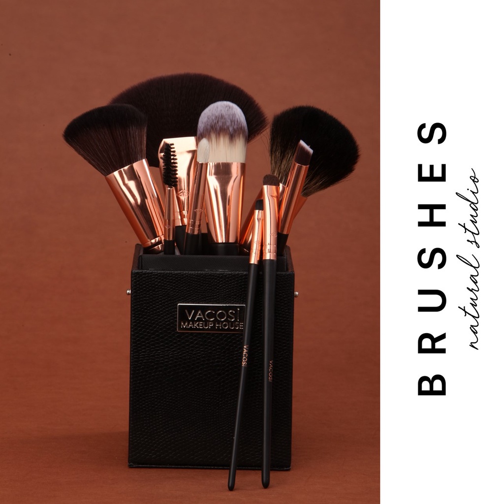 Cọ Tán, Định Hình Chân Mày và Lông Mi Chuyên Dụng Cho MakeUp Artist Vacosi Eyebrown & Eyelash Brush