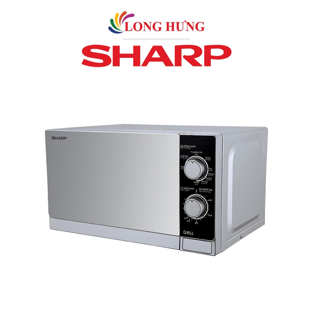 [Mã ELHADEV giảm 4% đơn 300K] Lò vi sóng Sharp 20 lít R-G223VN-SM - Hàng chính hãng