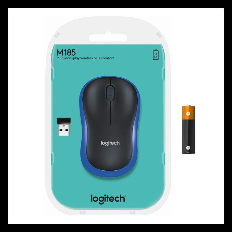 Chuột Không Dây Logitech M185 Chính Hãng 100% / M 185-665 | BigBuy360 - bigbuy360.vn
