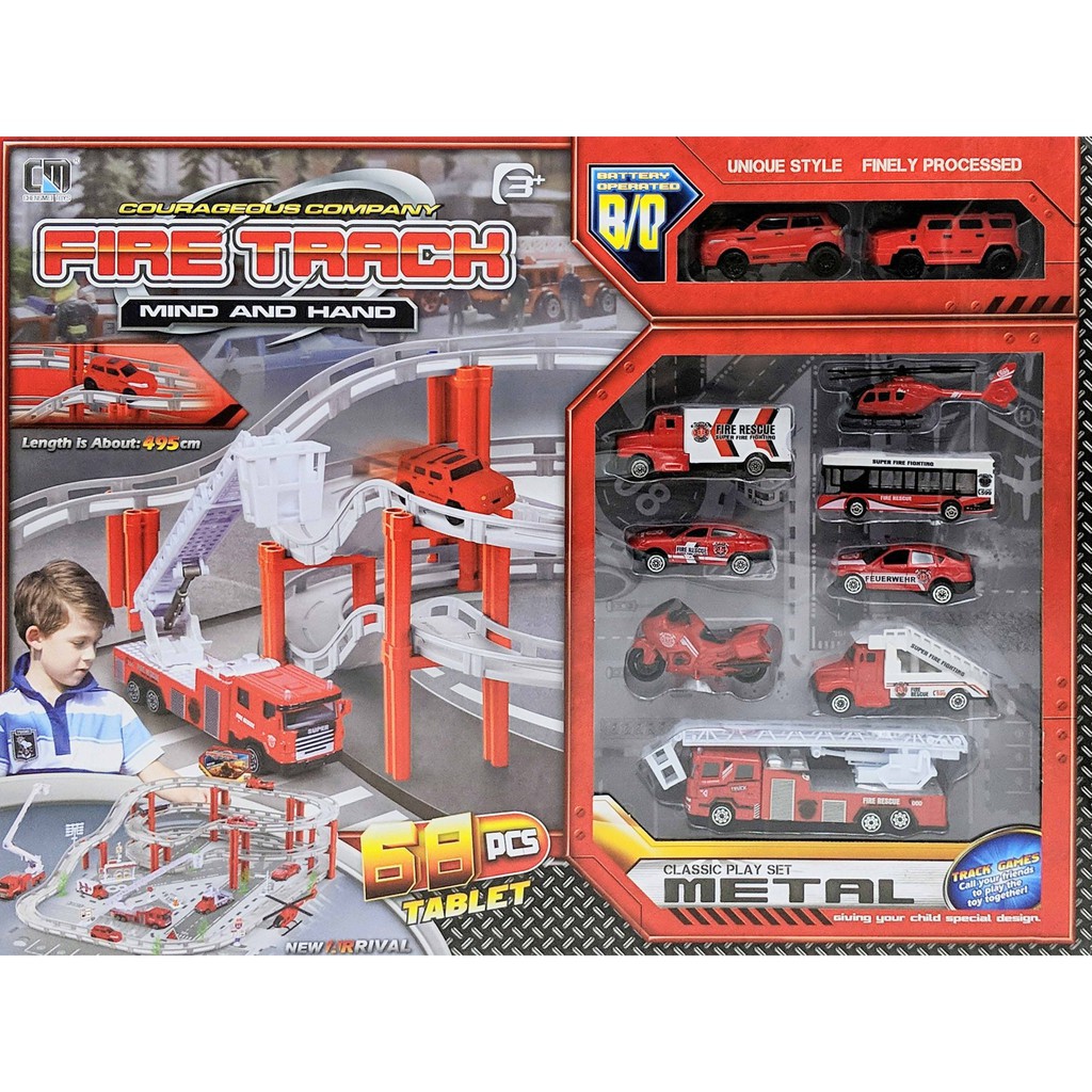 Bộ lắp ráp mô hình giao thông Track Engineering - 68 miếng ghép