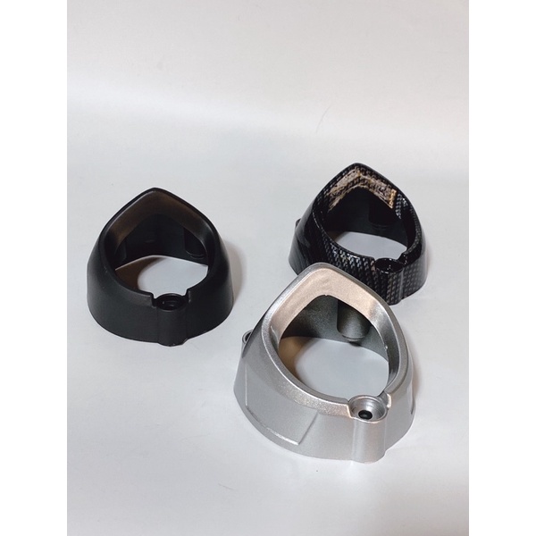 Chụp đít pô Ex150 Exciter 150 màu Carbon, đen nhám, bạc.