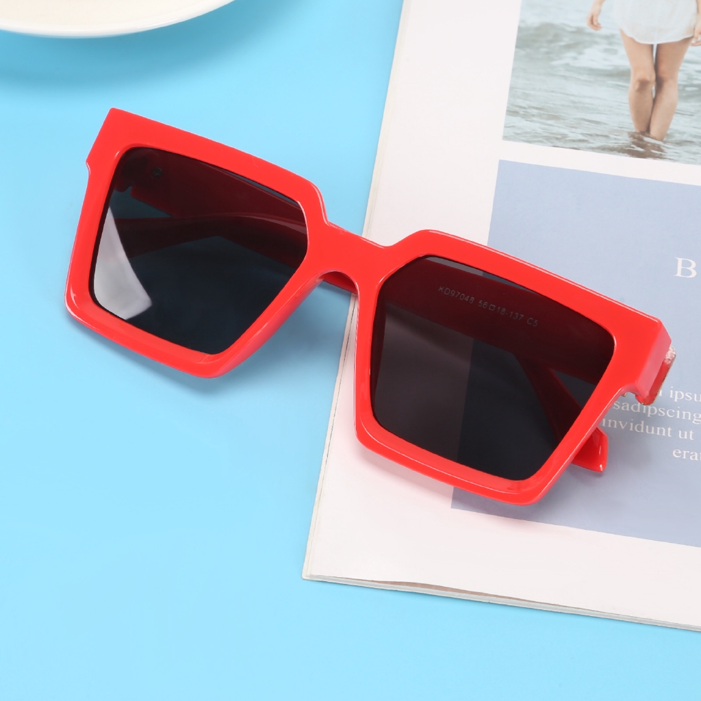 Kính chống nắng gọng vuông cỡ lớn thiết kế sang trọng thời trang cao cấp INS | BigBuy360 - bigbuy360.vn