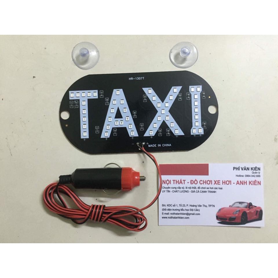 LED TAXI MÚT KÍNH CẮM MỒI THUỐC Ô TÔ