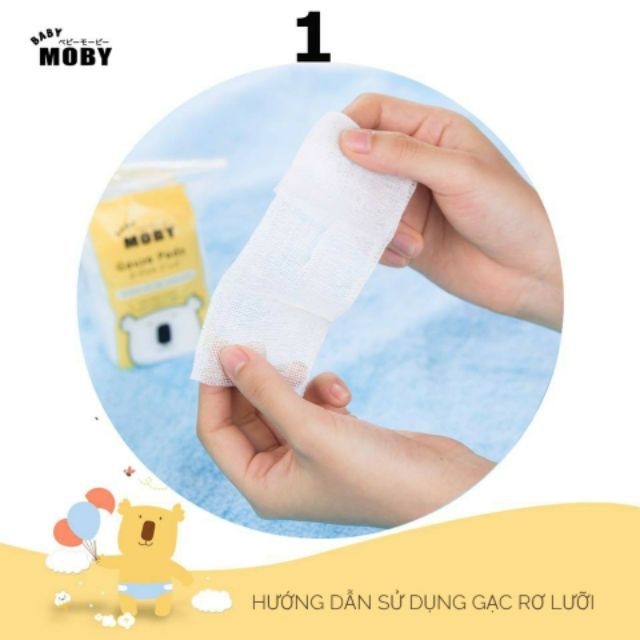 Moby - Gạc rơ lưỡi Baby Moby