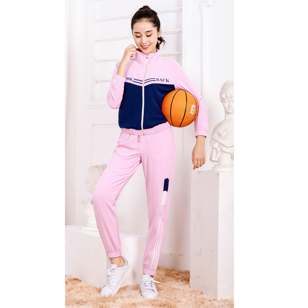 Bộ đồ mặc nhà thể thao cotton SUNFLY mã SS5488