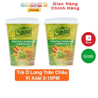 Trà Ô Long Trân Châu Vị Xoài Đài Loan 3:15PM với kết hợp độc đáo giữa vị trà truyền thống cùng những topping mới lạ