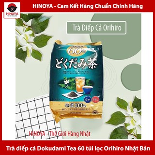 Trà diếp cá Dokudami Tea 60 túi lọc Orihiro Nhật Bản
