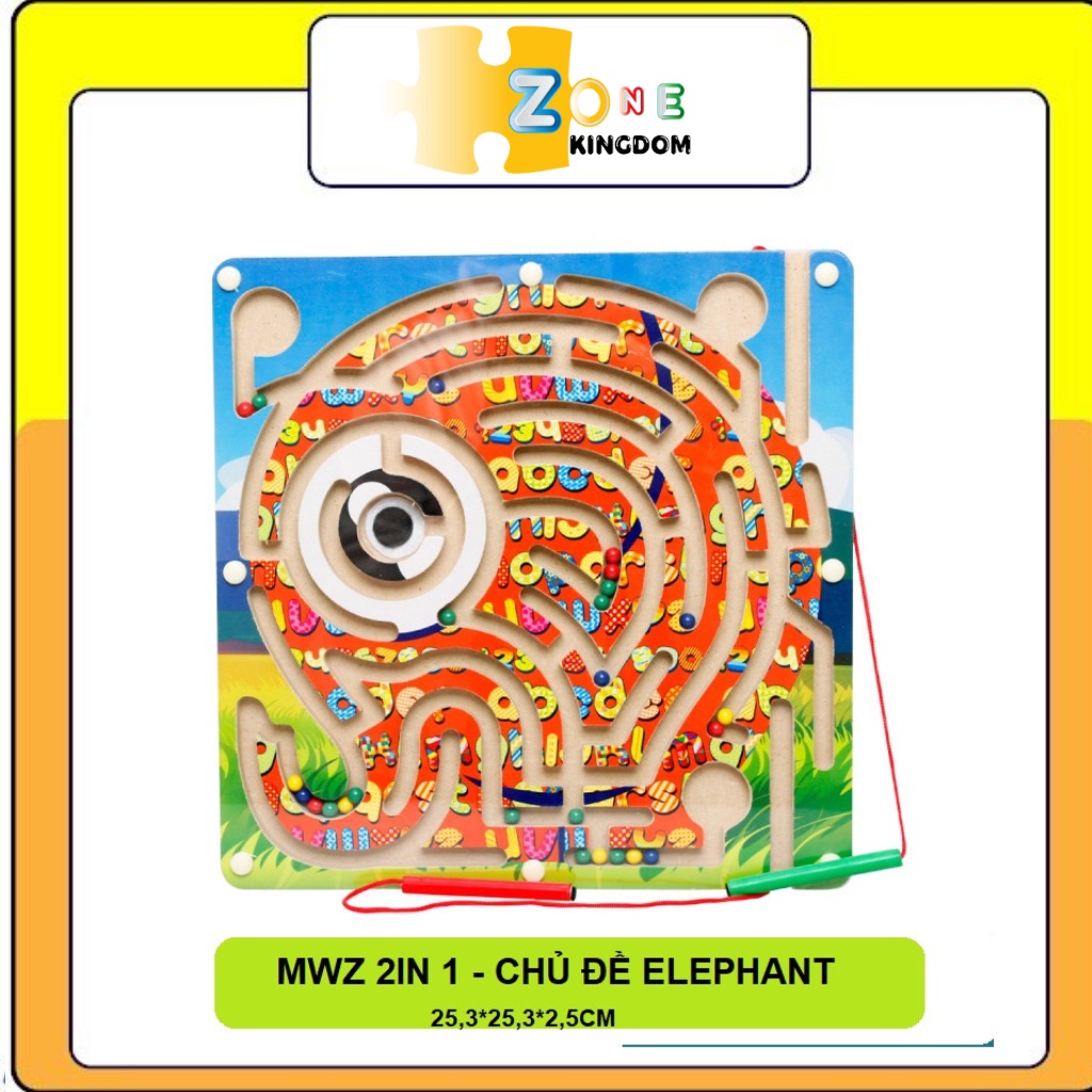 Đồ chơi trí tuệ, trò chơi tương tác, MWZ nam châm bằng gỗ 2 in 1 mê cung và cờ cá ngựa gồm 3 mẫu cho trẻ từ 4 tuổi