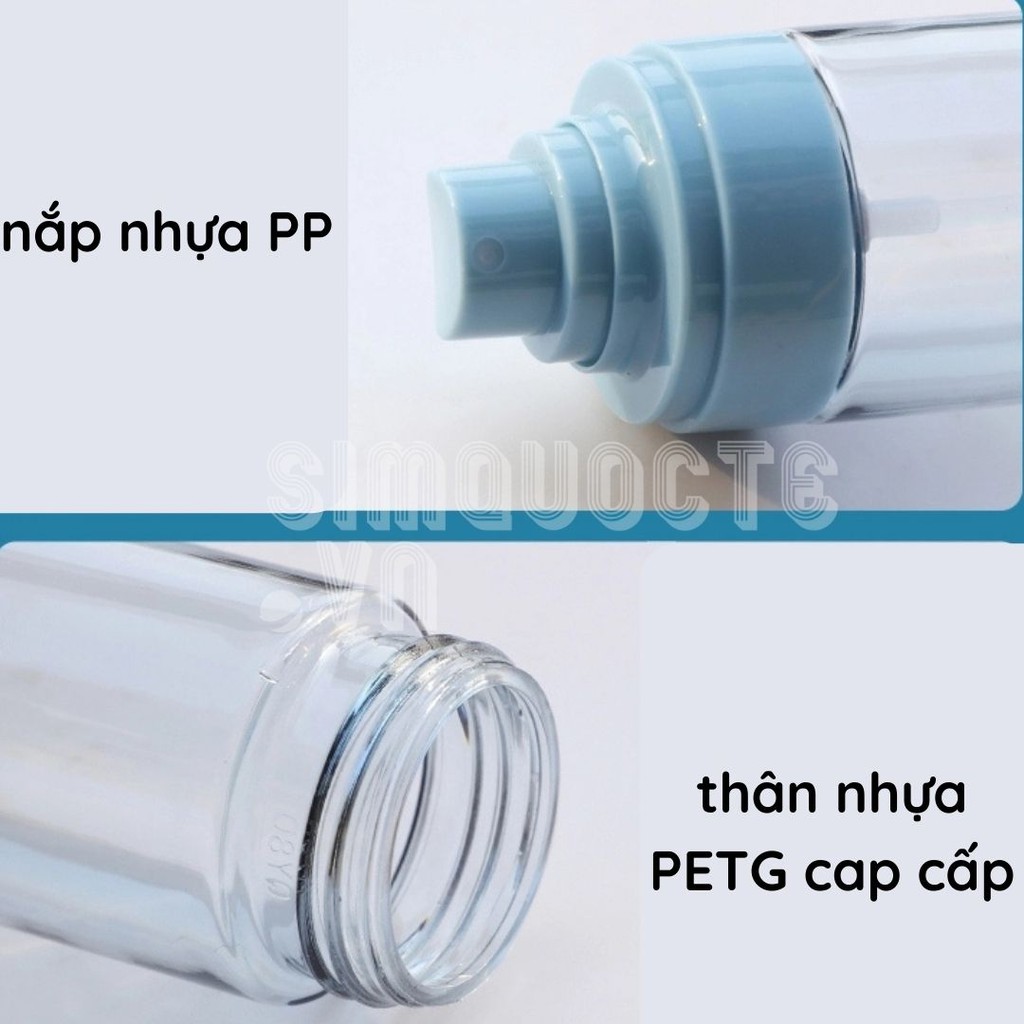 [50/100ML] Chai Lọ xịt phun sương chiết mỹ phẩm đi du lịch hình viên thuốc