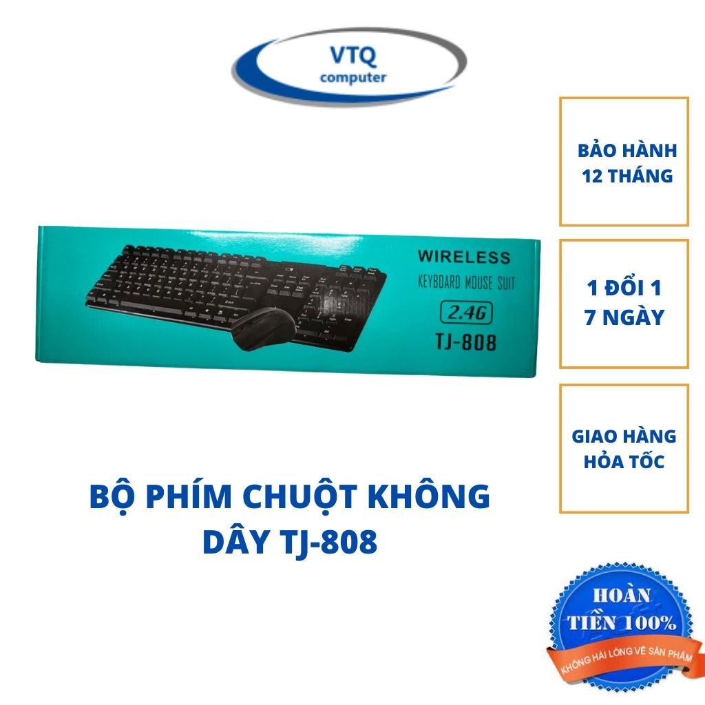 Bộ phím chuột không dây TJ-808. bảo hành 12 tháng