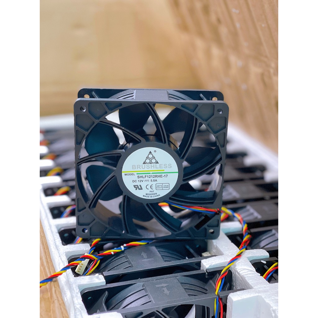 Quạt tản nhiệt thổi đít trâu 12cm, Fan sever 0.9-5.0Ampe Chính hãng Zin theo máy Dell (Không kèm ốc)_TOXIC STORE