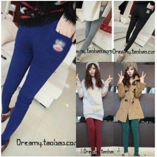 Quần Legging Thun Cotton Có Túi Đính Logo Baby Milo