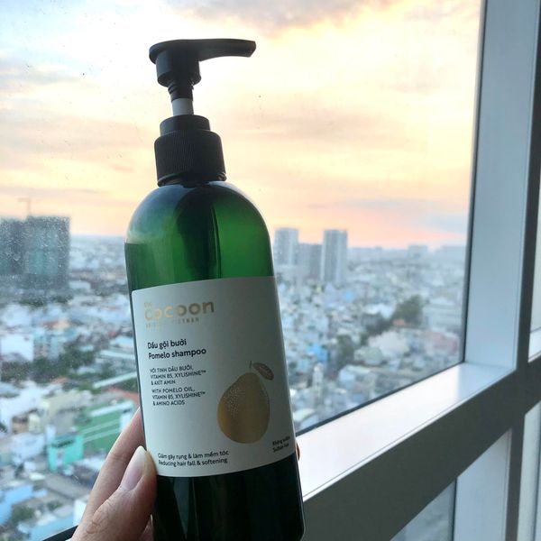 Dầu Gội và Dầu Xả Bưởi Cocoon Dưỡng Tóc Giảm Gãy Rụng Pomelo Shampoo, Hair Conditioner 310ml