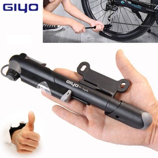 Máy bơm xe đạp mini Giyo GP-41S tích hợp đồng hồ đo áp suất