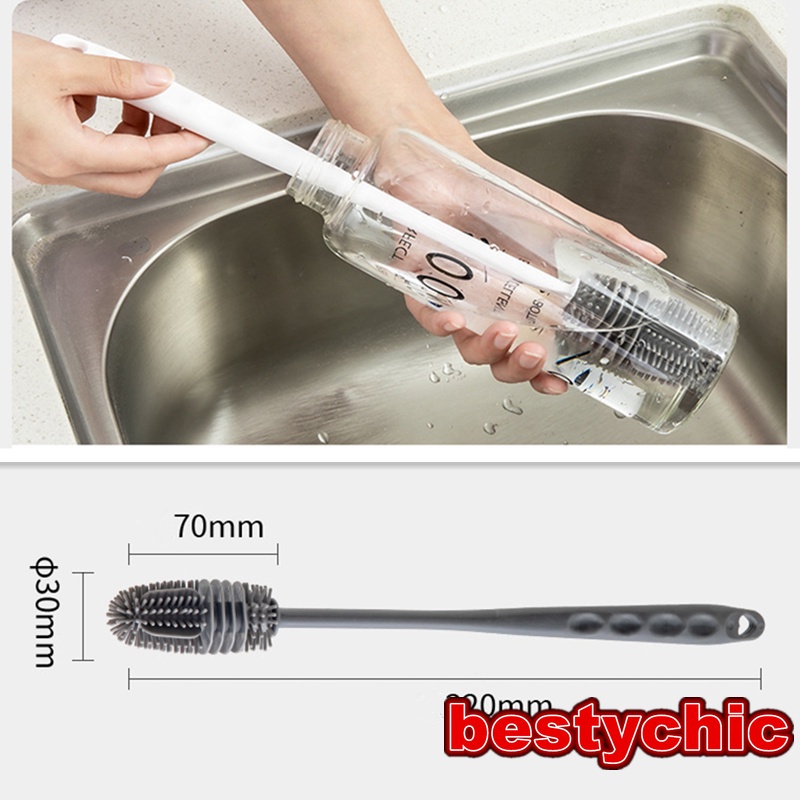 Cọ Vệ Sinh Bình Sữa Cho Bé Dài 30cm