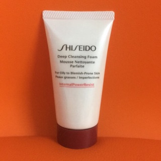 Shiseido sữa rửa mặt tạo bọt Deep Cleansing Foam 50ml