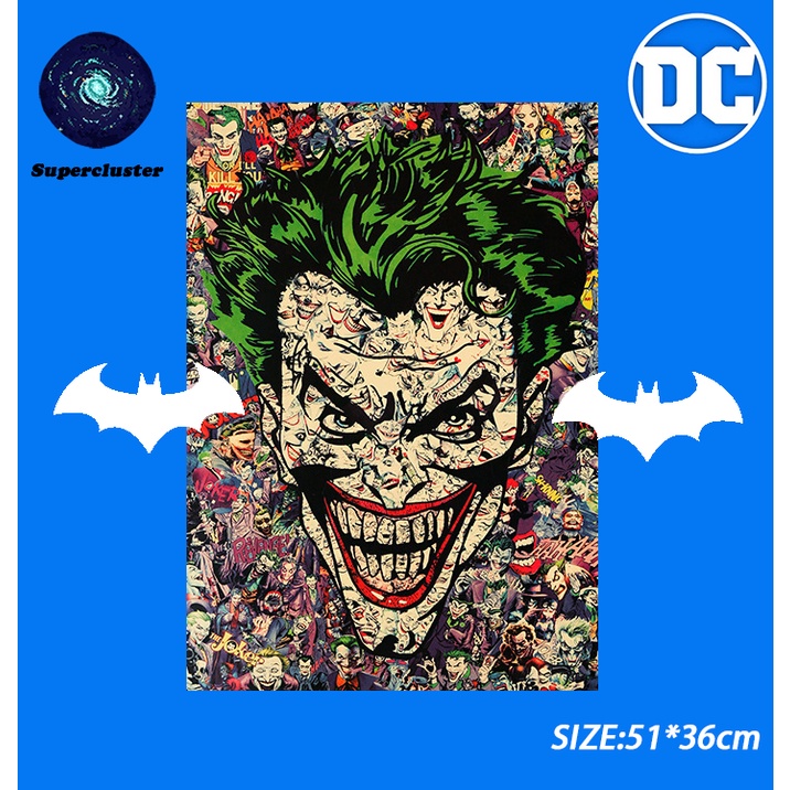 Dc Áp Phích Dán Tường Trang Trí 50.5x35cm Hình Joker