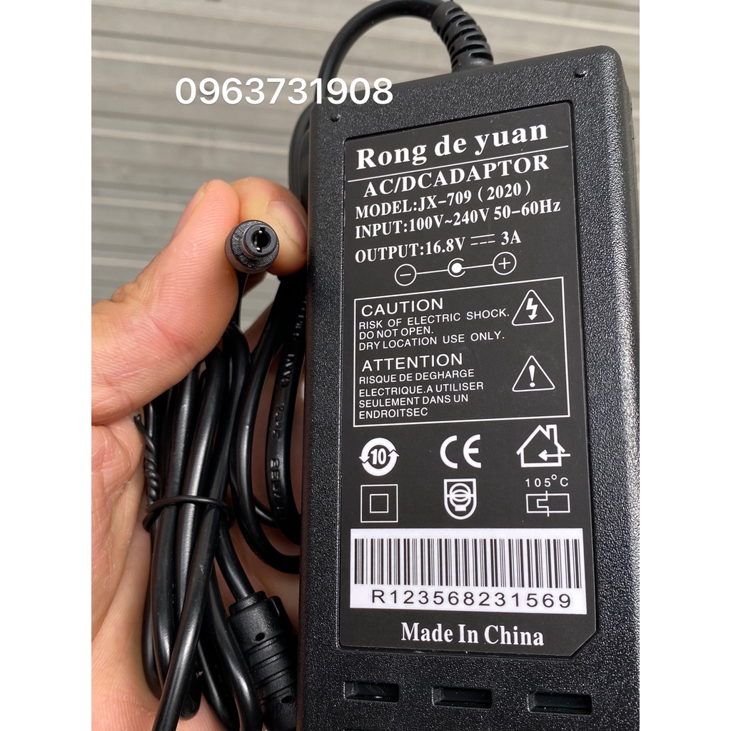 Sạc 4s 16.8v 3A sạc pin Li-ion 14.4V có đèn báo sạc khi đầy hàng chất lượng cao