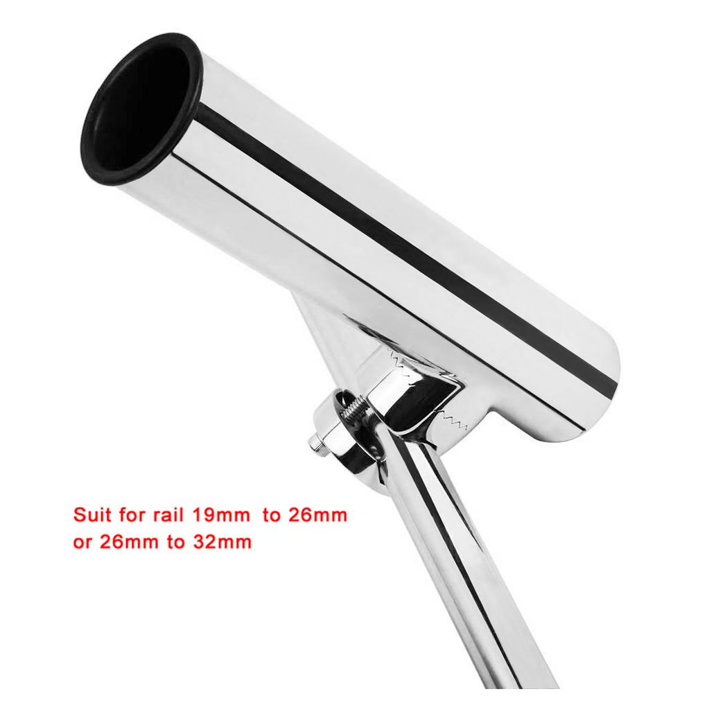 Giá Đỡ Cần Câu Cá 19-26mm Bằng Thép Không Gỉ Có Thể Điều Chỉnh Tiện Dụng