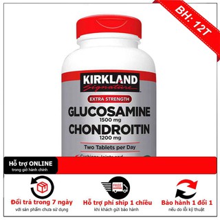 GIẢM 80% Viên Uống Bổ Sụn Khớp Của Mỹ Kirkland Glucosamine 1500mg Chondroitin 1200mg 220 Viên GIẢM 80%