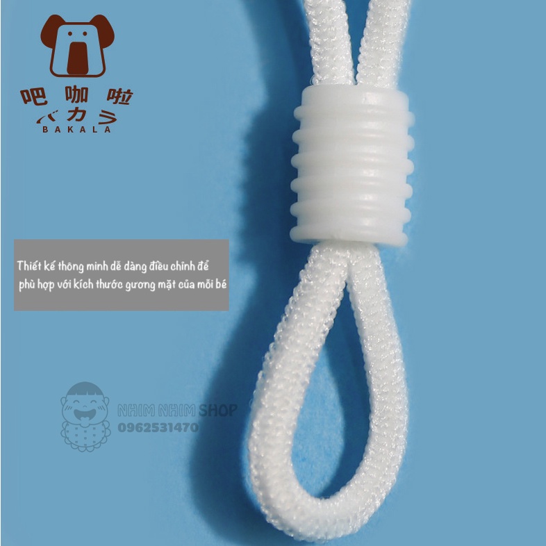 Khẩu trang 3D cho bé hoa hướng dương Bakala xuất Nhật