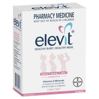Elevit bầu úc 100 viên