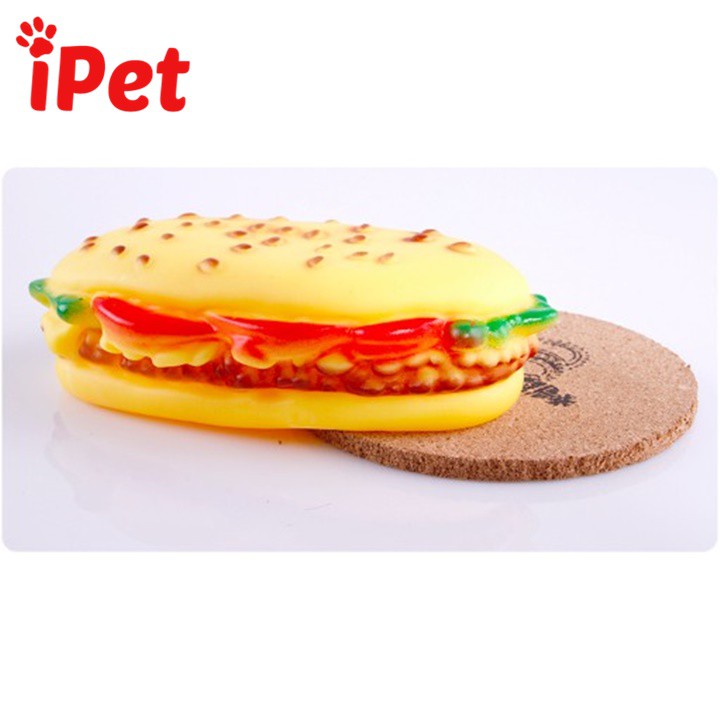 Đồ Chơi Hình Bánh Burger Hotdog Cho Thú Cưng Chó Mèo - iPet Shop