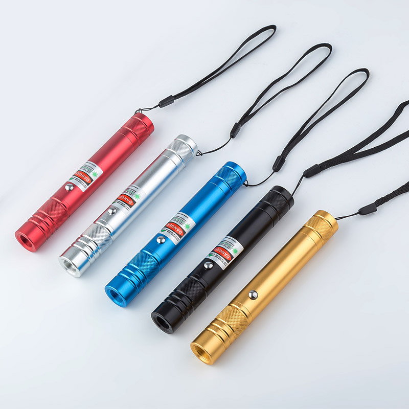 Bút chiếu laser sạc USB hàng mới nhiều màu tùy chọn dùng khi đi cắm trại ngoài trời
