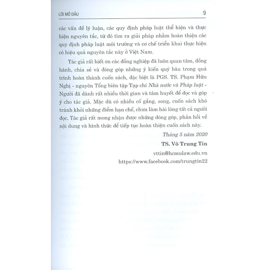 Sách - Nguyên Tắc Người Gây Ô Nhiễm Phải Trả Tiền Theo Pháp Luật Việt Nam (Sách Chuyên Khảo) | BigBuy360 - bigbuy360.vn