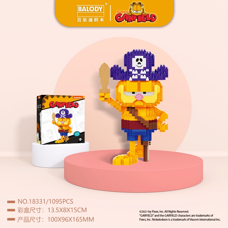 Mô Hình Đồ Chơi Nhân Vật Hoạt Hình Mèo garfield 18178