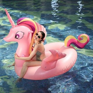 (Có sẵn) PHAO BƠI KHỔNG LỒ NGƯỜI LỚN PONY NGỰA BAY HỒNG