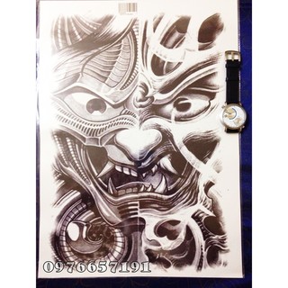 Tattoo dán kín lưng cho nam nữ. Hàng có sẵn