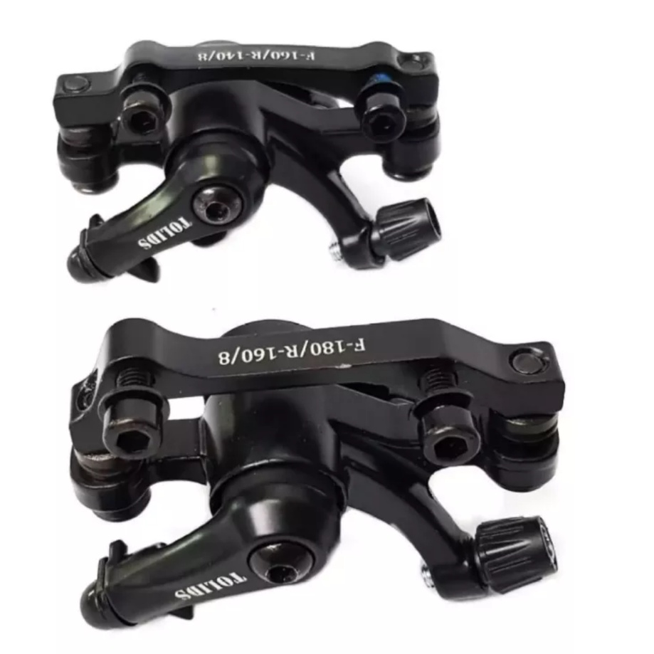 BỘ THẮNG ĐĨA CƠ XE ĐẠP THỂ THAO MTB, PHANH ĐĨA TOLIDS TRƯỚC SAU