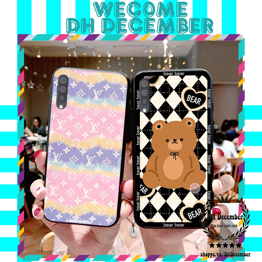 Ốp lưng Samsung A30S / A50/ A50S / A70 in hình 3D GẤU HỒNG-GẤU BE3R -XINH XẺO CỰC ĐẸP