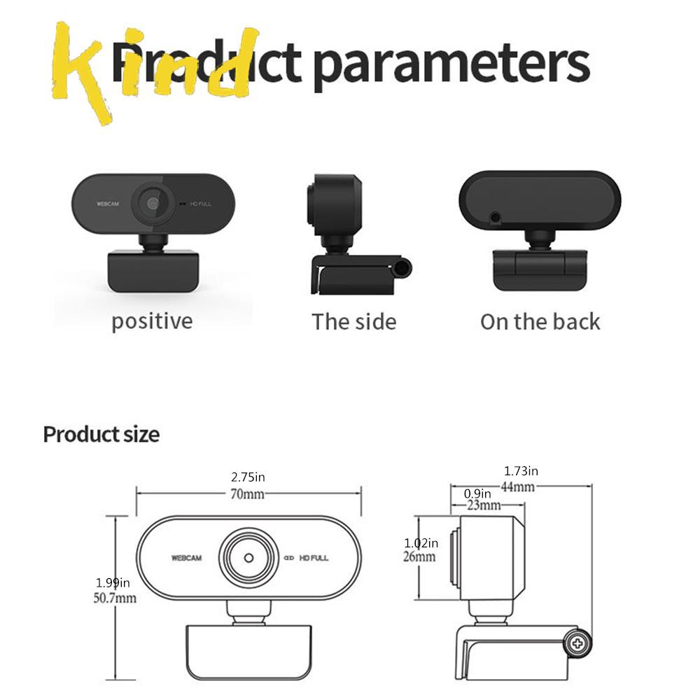 Webcam Mini Usb 2.0 1080p Cho Máy Tính | BigBuy360 - bigbuy360.vn