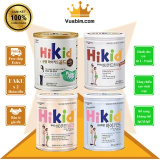 Sữa hikid vani, socola, premium, dê tăng chiều cao đủ vị 600-700g date mới