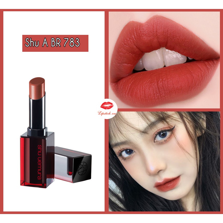 Son Shu Uemura Rouge Unlimited Matte vỏ đen 2019