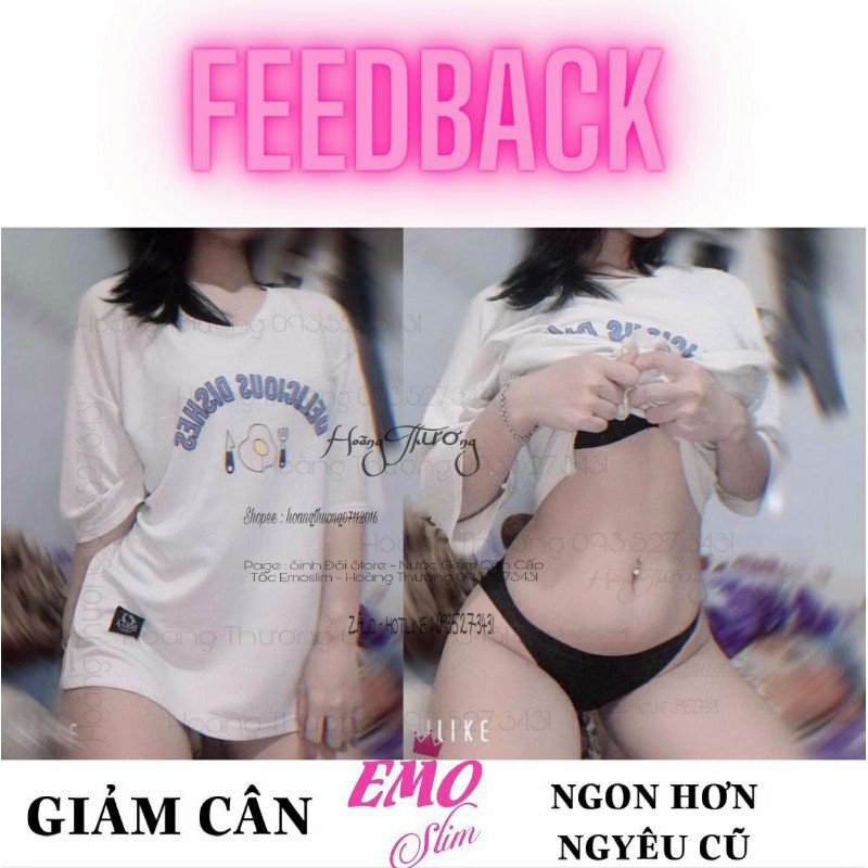 NƯỚC ÉP GIẢM CÂN CẤP TỐC EMOSLIM VỊ DÂU ( giảm 1-4kg)