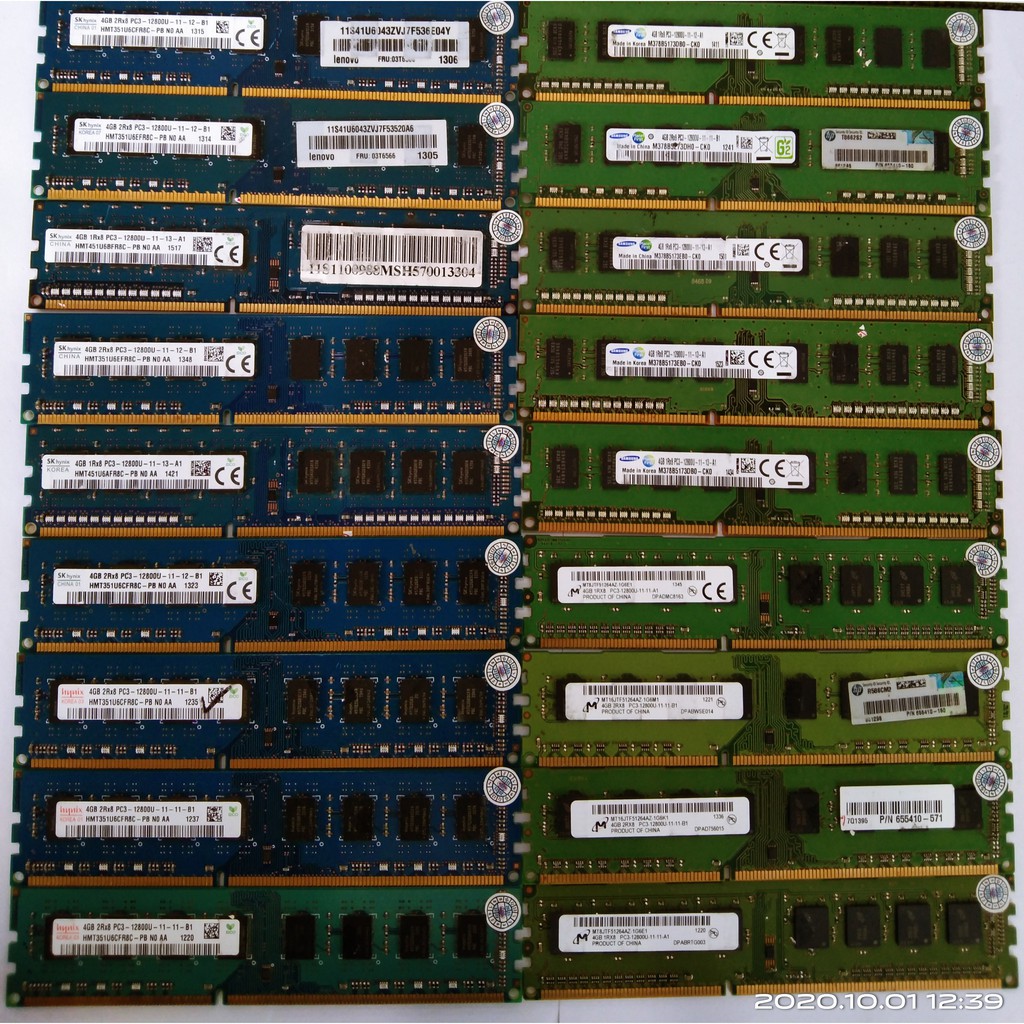 Ram Ddr3 4gb Pc12800. Cho Máy Tính