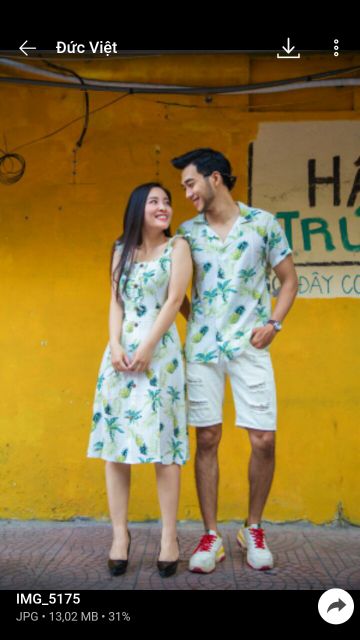 Set đôi hoa quả, bộ đôi đi biển, set đôi đi biển